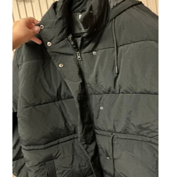 Topshop Women's Tie Detail Puffer Jacket Size 8 - Picture 4 of 9